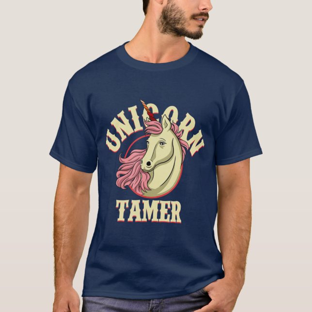 Camiseta La majestuosa unicornio de Tamer Unicornio (Anverso)
