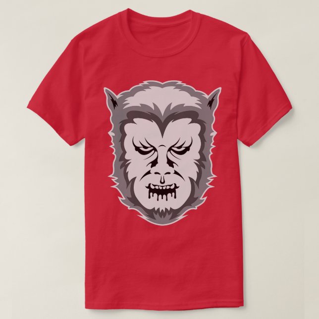 Camiseta La maldición clásica del lobo (Diseño del anverso)