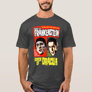 Camiseta LA MALDICIÓN DE FRANKENSTEIN TERROR DE DRÁCULA vin
