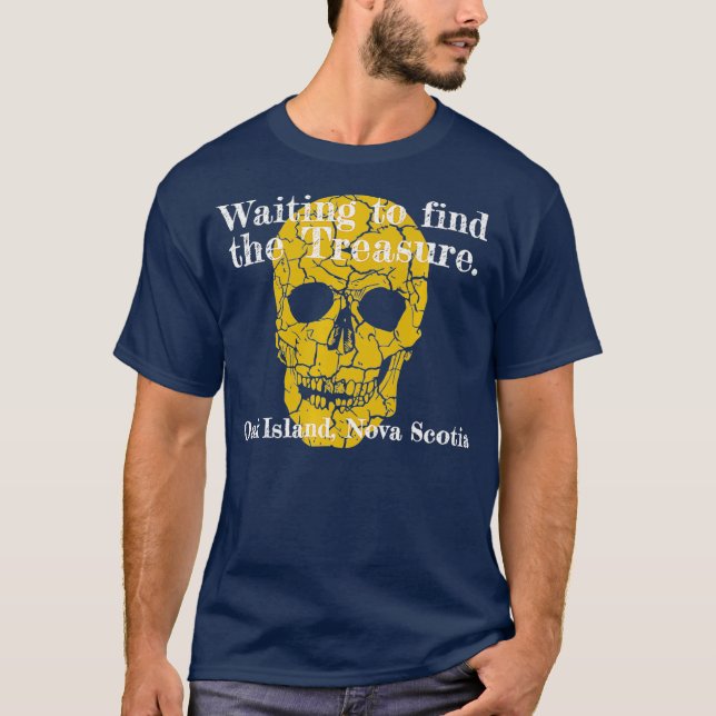 Camiseta La maldición de la isla de roble Skeleton es diver (Anverso)