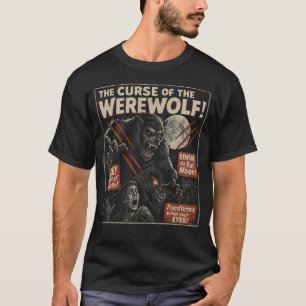 Camiseta La Maldición Del Poster De Películas Werewolf Hall