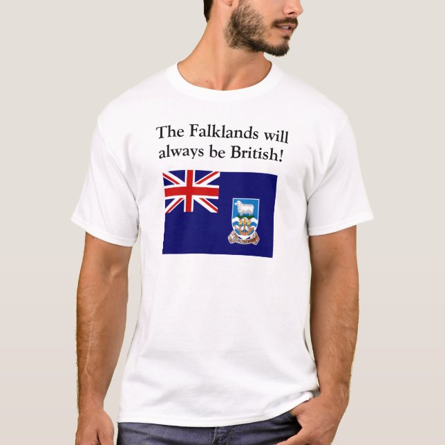 Camiseta La Malvinas será siempre británica (Anverso)