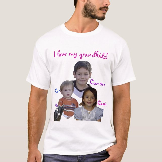 Camiseta la mamá ama a sus grandkids (Anverso)
