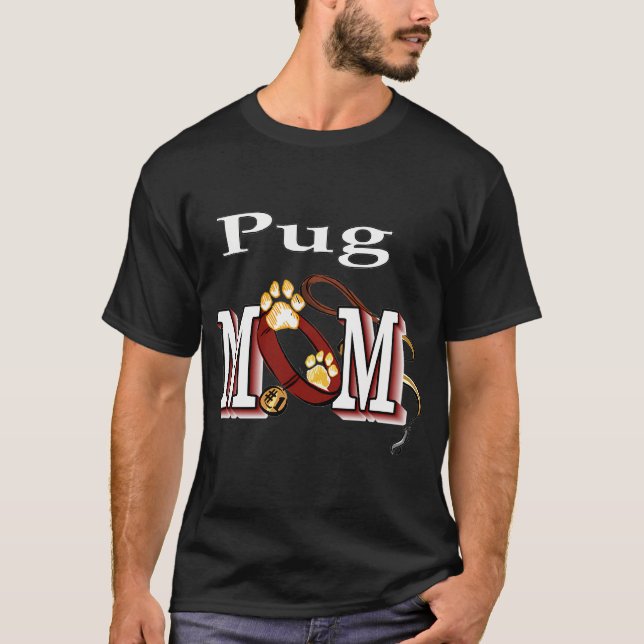 Camiseta La mamá de pug más genial (Anverso)