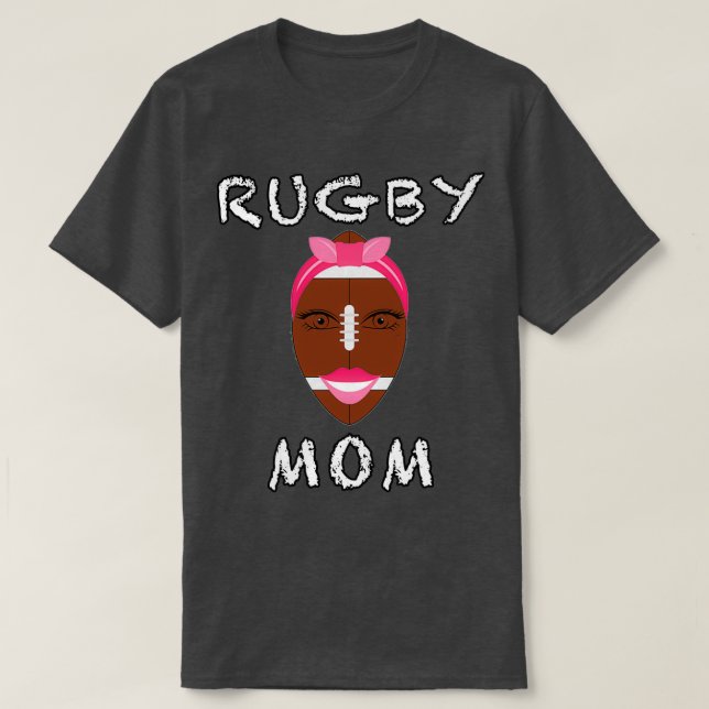 Camiseta La mamá del rugby diseño divertido para los amante (Diseño del anverso)