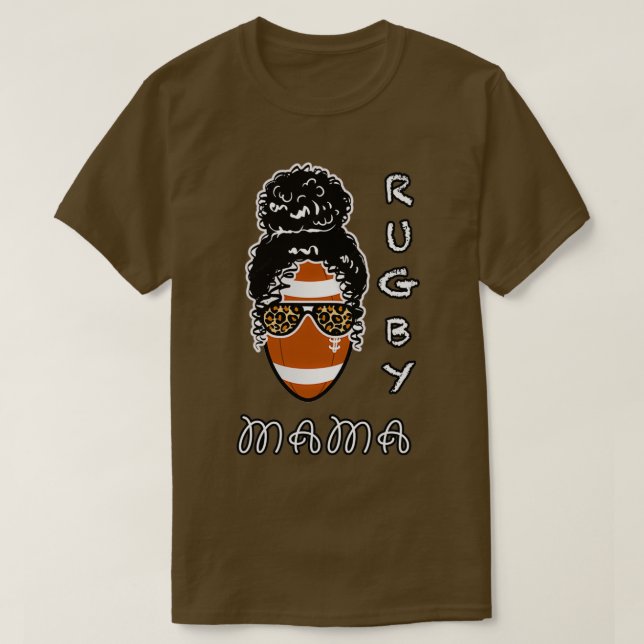 Camiseta La mamá del rugby diseño divertido para los amante (Diseño del anverso)
