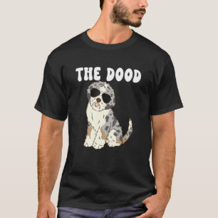 Camiseta La mamá Dood Blue Merle Aussiedoodle Doodle Doodle