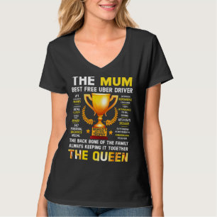 Camiseta La Mamá el trofeo de la reina mejor Mamá del mundo