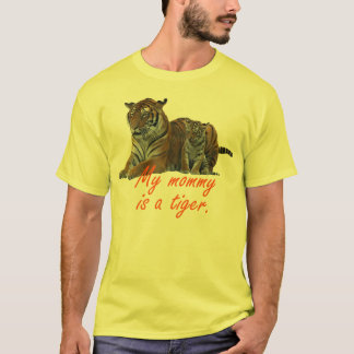 Camiseta La mamá es un tigre - pequeño