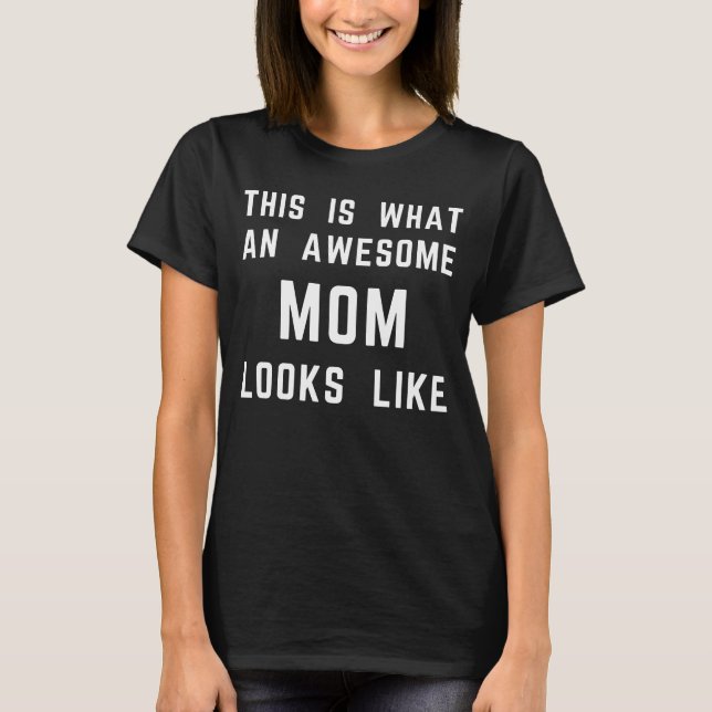 Camiseta la mamá genial parece (Anverso)