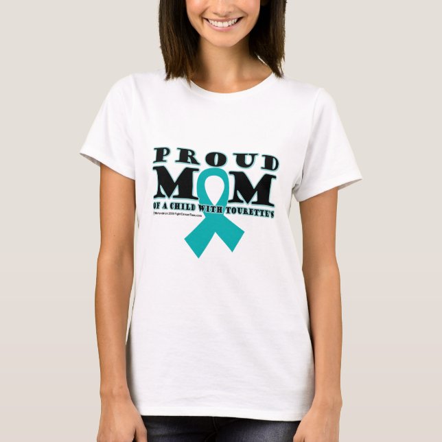 Camiseta La mamá orgullosa de Tourette (Anverso)