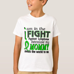Camiseta La mamá significa el mundo a mí linfoma