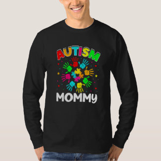 Camiseta La mami autista apoya el autismo familiar