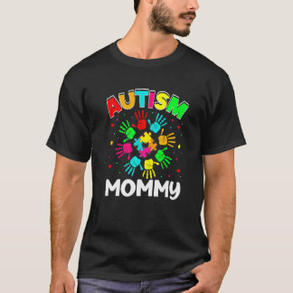 Camiseta La mami autista apoya el autismo familiar