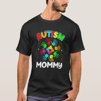 Camiseta La mami autista apoya el autismo familiar
