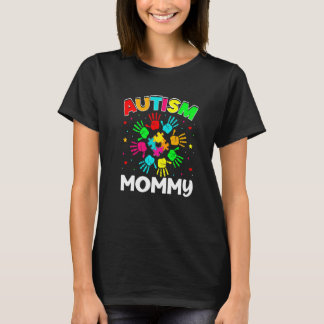 Camiseta La mami autista apoya el autismo familiar