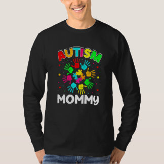 Camiseta La mami autista apoya el autismo familiar