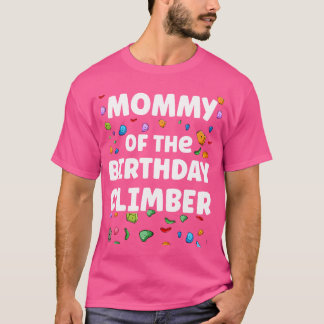 Camiseta La Mami Del Aniversario Climber Familiarizando