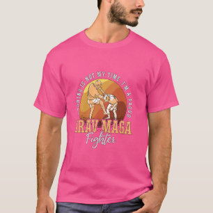 Camiseta La mañana no es mi momento soy un arte marcial Kra