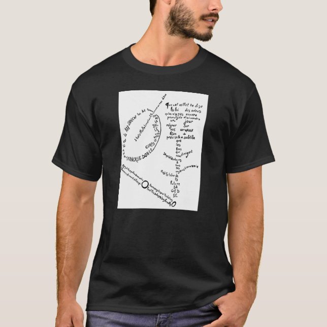 Camiseta La Mandoline, l'oeillet et le bambou, Apollinaire (Anverso)