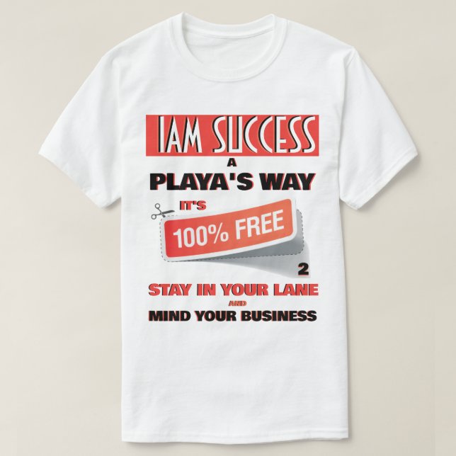 CAMISETA LA MANERA DE PLAYA (Diseño del anverso)