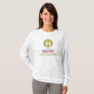 Camiseta La manga larga de las mujeres dietéticas