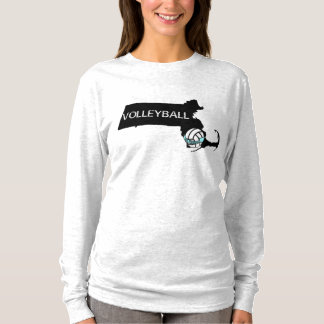 Camiseta La manga larga de las mujeres: Logotipo máximo