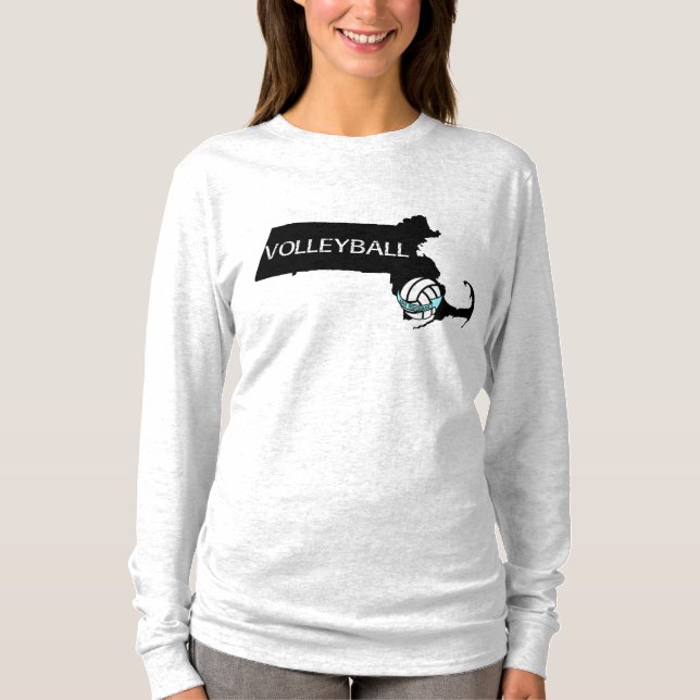 Camiseta La manga larga de las mujeres: Logotipo máximo (Anverso)