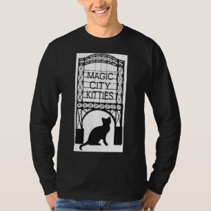 Camiseta La manga larga T de la ciudad de los hombres