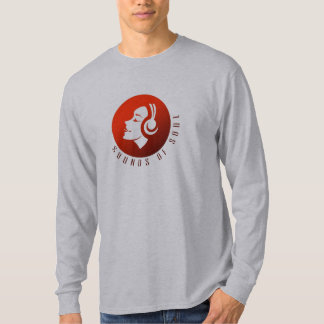 CAMISETA LA MANGA LARGA W/LOGO DE LOS HOMBRES