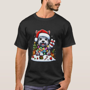 Camiseta La mano de la paz Navidades territoriales escocesa