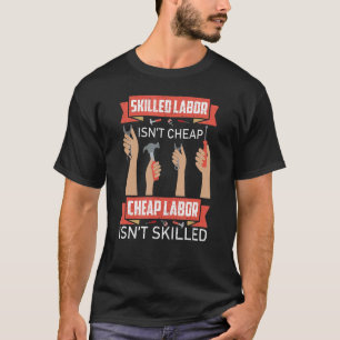 Camiseta La mano de obra calificada no es electricidad mecá