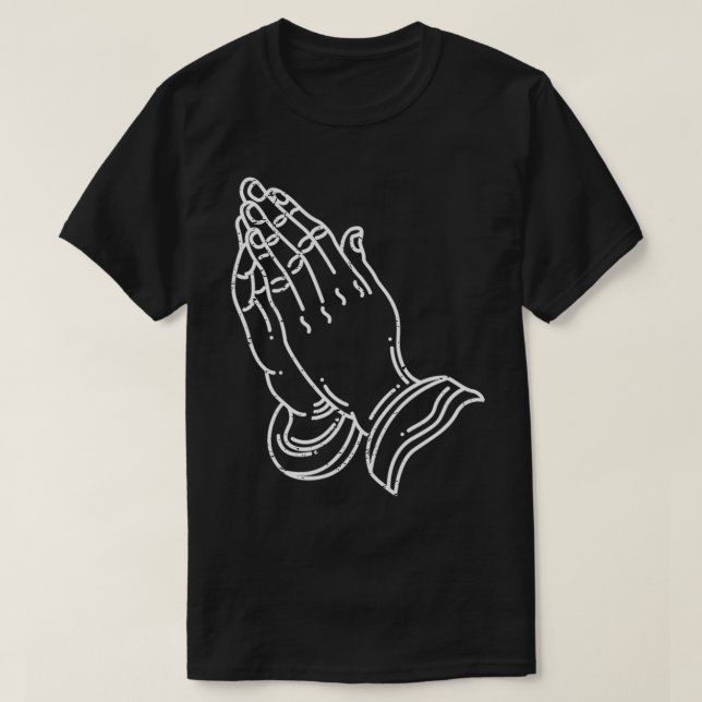 Camiseta La Mano De Oración Es Poderosa (Diseño del anverso)