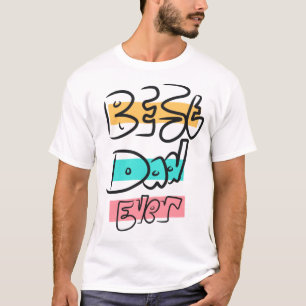 Camiseta La mano del estilo Graffitti escribió el mejor pad