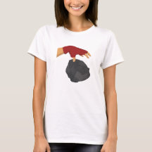 La mano del feminismo femenino de la sirvienta cae