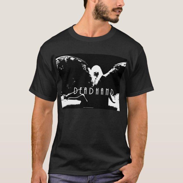 Camiseta La mano muerta diseña el logotipo modelo (Anverso)