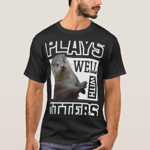 Camiseta La Mantequilla Cuta Juega Bien Con Otras Mujeres N