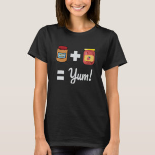 CAMISETA ¡LA MANTEQUILLA DE MANO DE CAMPO MÁS JELLY IGUAL A