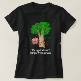 Camiseta La manzana no cae lejos del árbol lindo