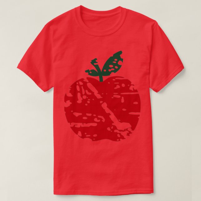 Camiseta La manzana roja de Guay (Diseño del anverso)