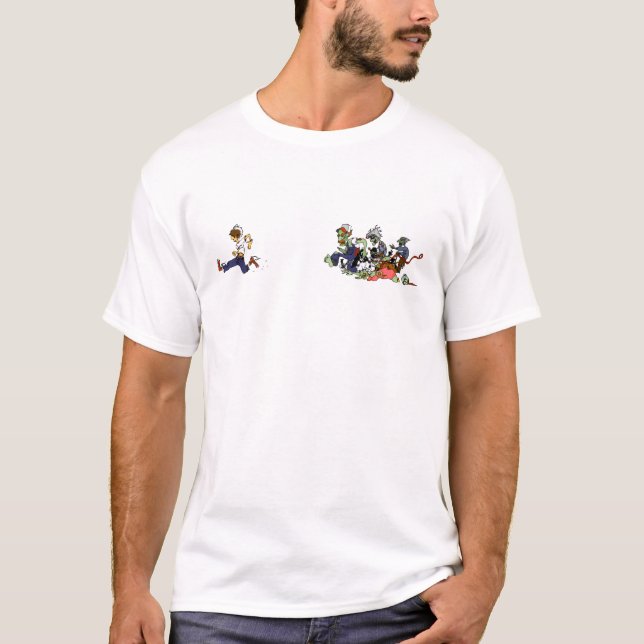 Camiseta La máquina del amor visita la granja (Anverso)