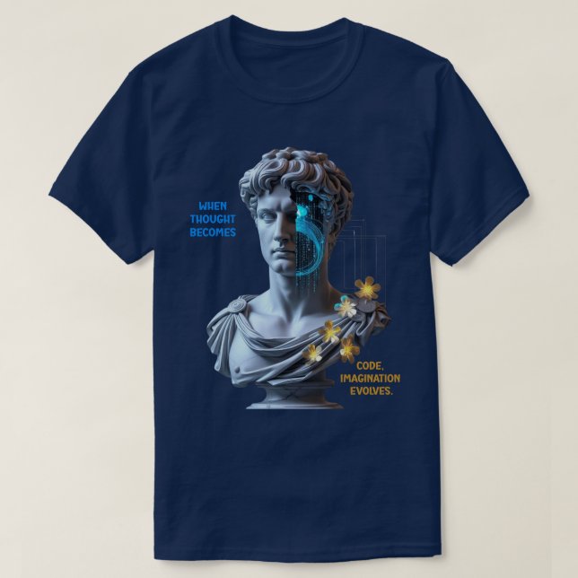 Camiseta “La máquina sueña”  (Diseño del anverso)
