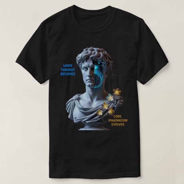 Camiseta “La máquina sueña”  (Diseño del anverso)
