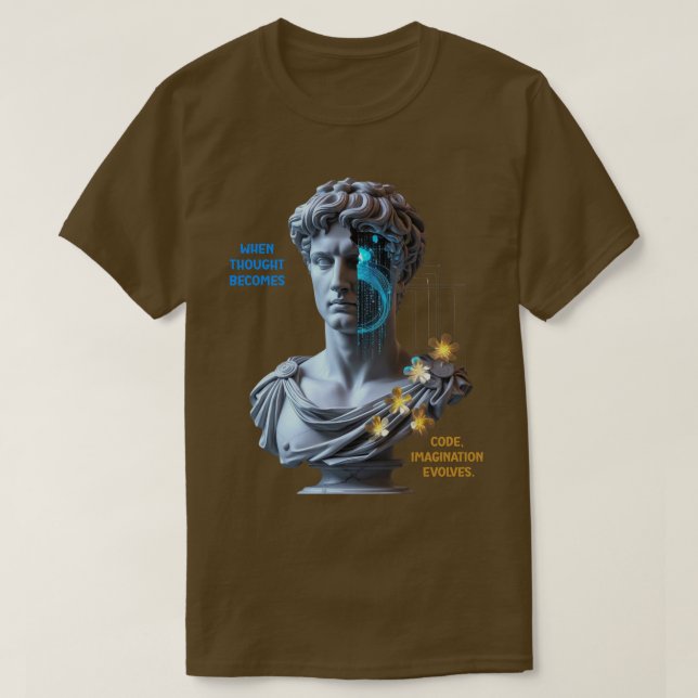 Camiseta “La máquina sueña”  (Diseño del anverso)