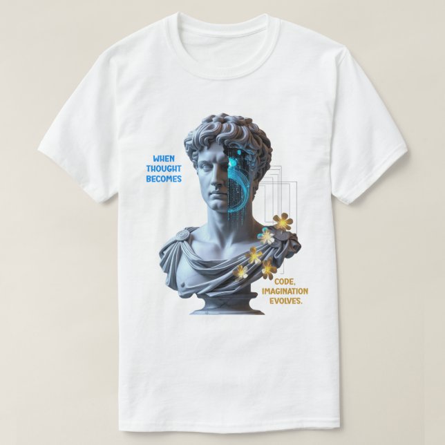 Camiseta “La máquina sueña”  (Diseño del anverso)