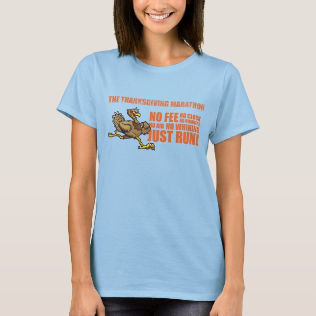 Camiseta La Maratón de Acción de Gracias (Anverso)