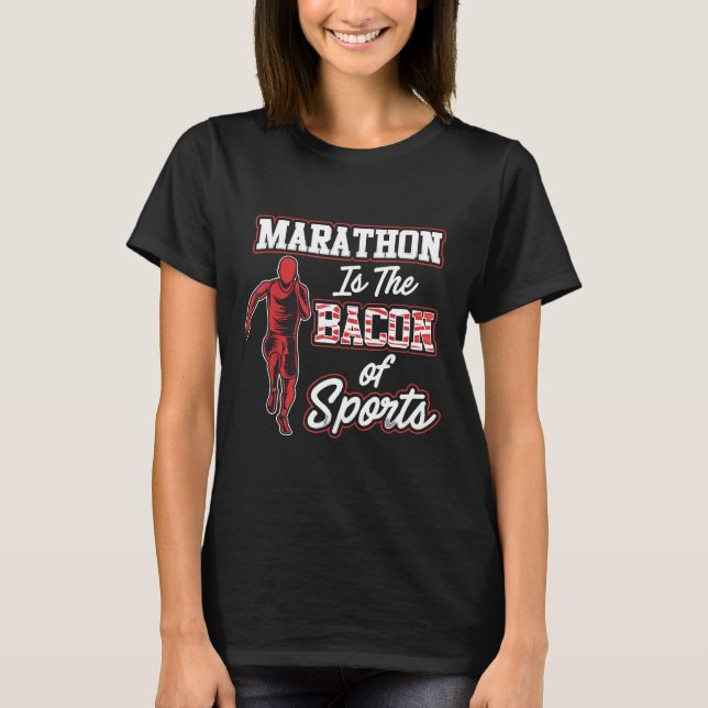 Camiseta La Maratón Es El Baco De La Maratón Deportiva Gif (Anverso)