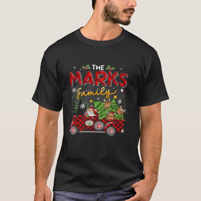 Camiseta La marca de Navidades familiares coincidiendo con  (Anverso)