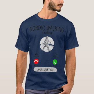 Camiseta La marcha nórdica llama a caminar