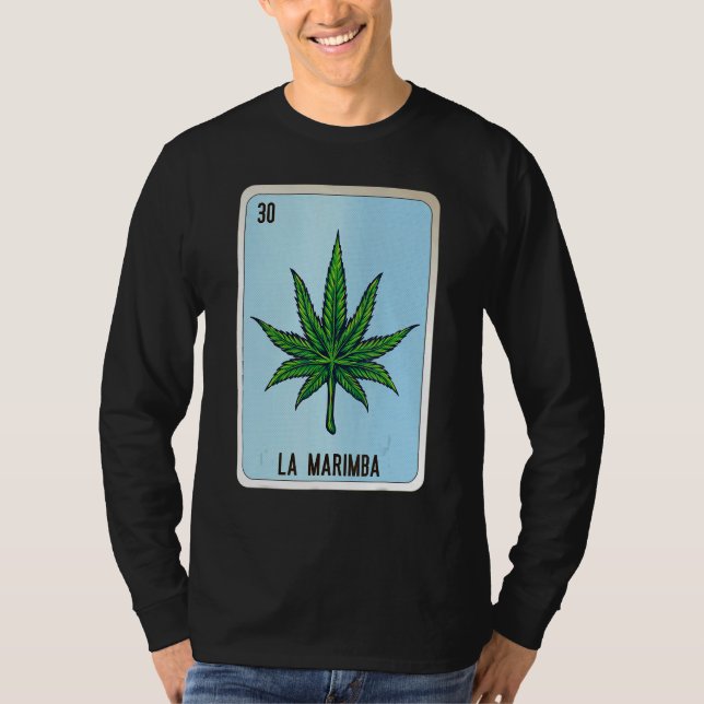 Camiseta La Marimba Mexican Slang Lottery Bingo Cards (Anverso)